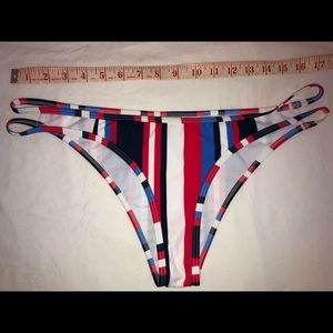 Damsel striped Bikini Bottom XL NWT